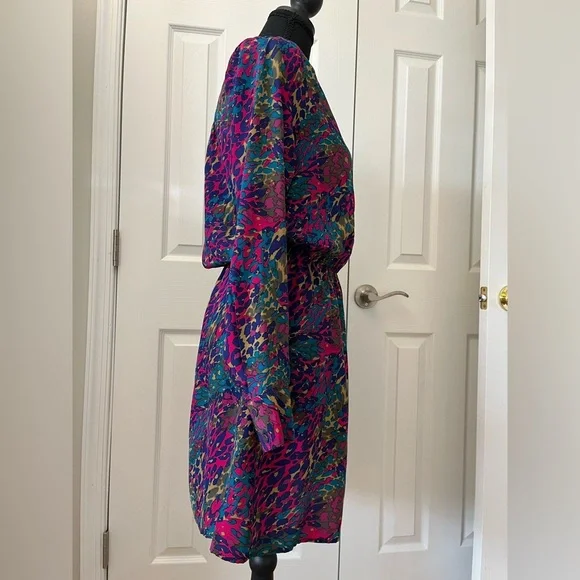Britt Ryan Silk Printed Dress Size Small EUC - Picture 2 of 9